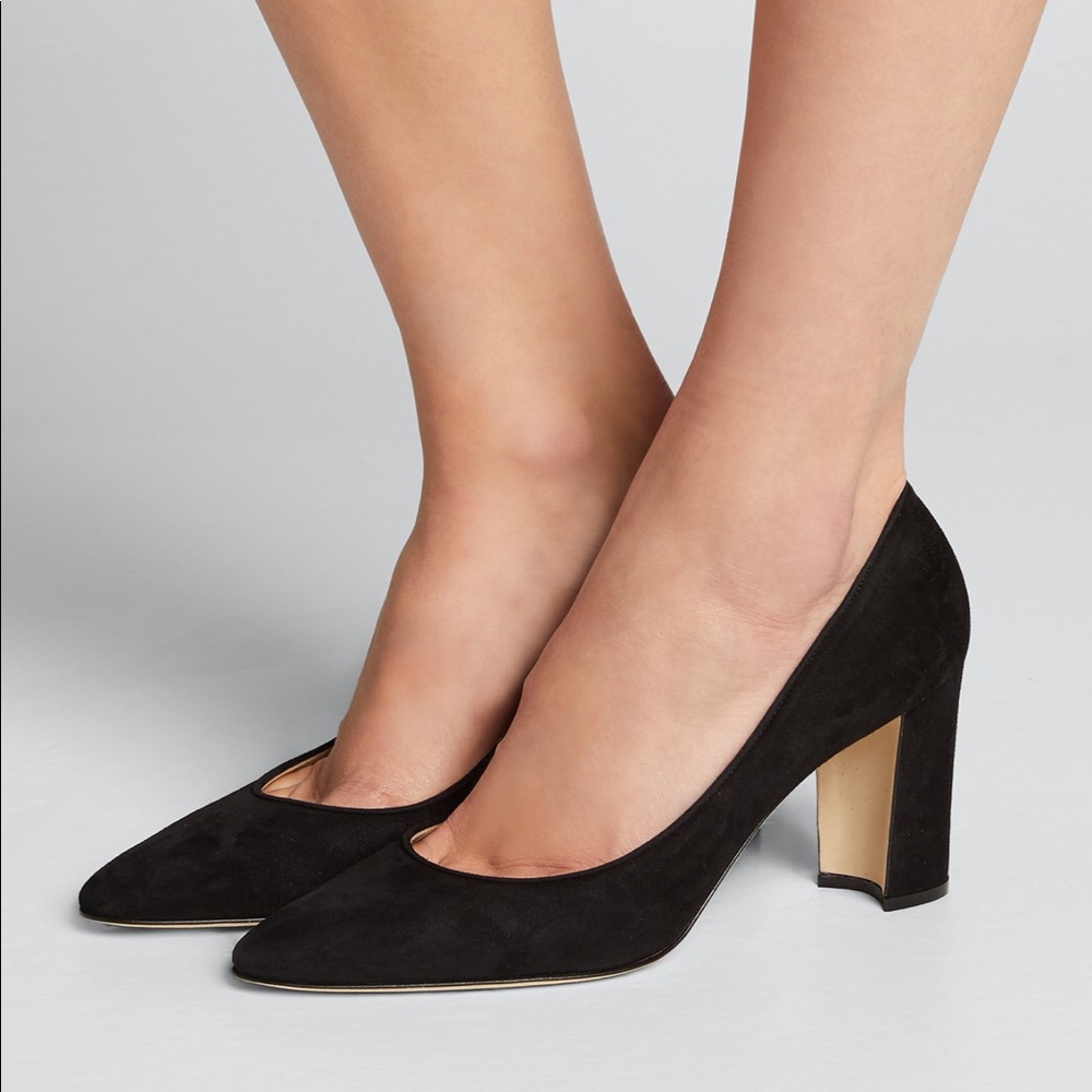 MANOLO BLAHNIK
Tuccio Suede 90mm Pumps size 8